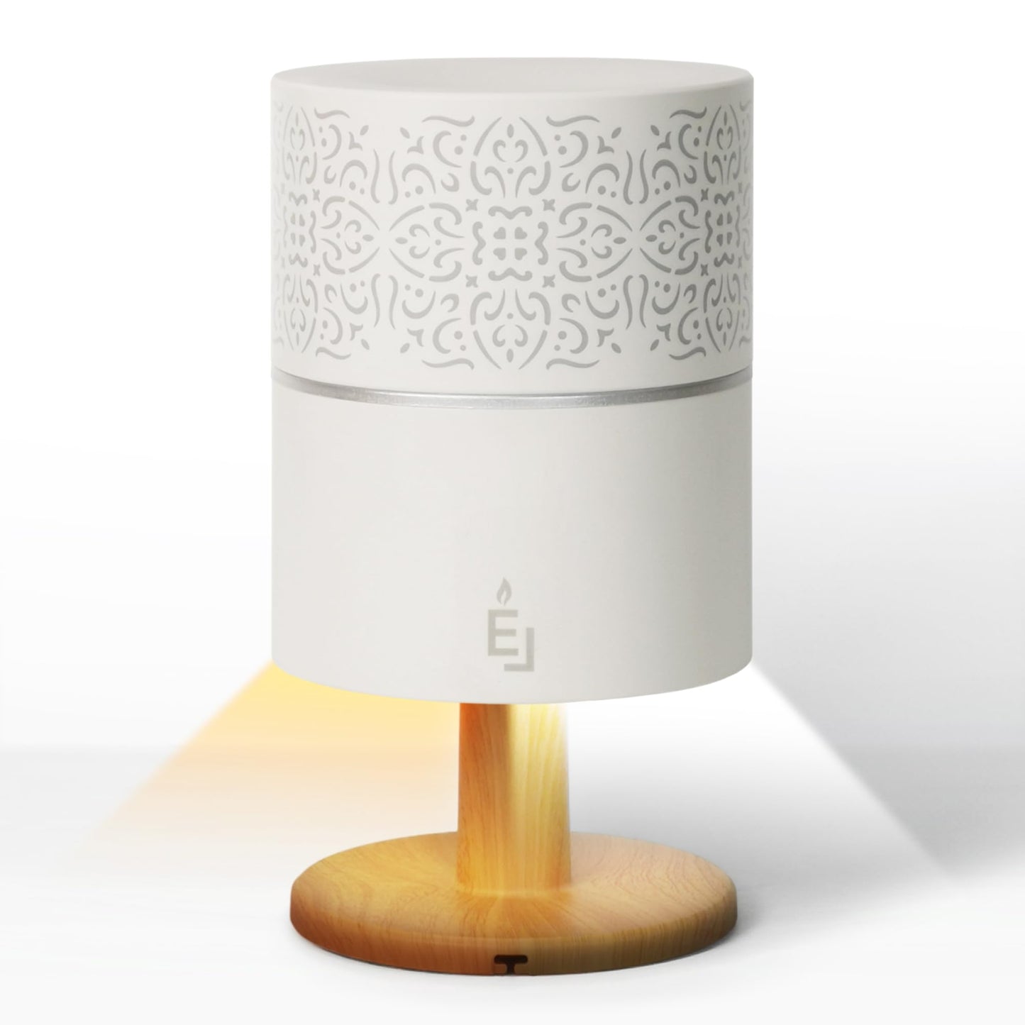 Earnest Living Essential Oil Diffuser Classic Lamp Diffuser 260ml Timers Night Lights and Auto Off Function Home Office Humidifier Aromatherapy Diffusers for Essential Oils Black