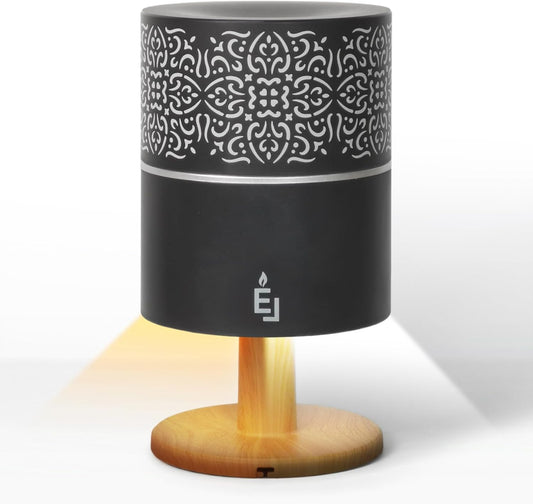 Earnest Living Essential Oil Diffuser Classic Lamp Diffuser 260ml Timers Night Lights and Auto Off Function Home Office Humidifier Aromatherapy Diffusers for Essential Oils Black